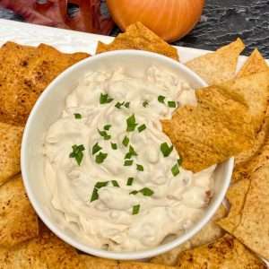 Read more about the article The Best Dairy Free French Onion Dip (Vegan)