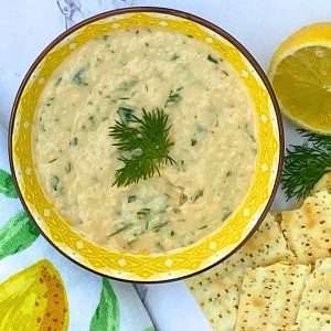 Read more about the article Easy Lemon White Bean Dip With Herbs (Allergy-friendly, Vegan)