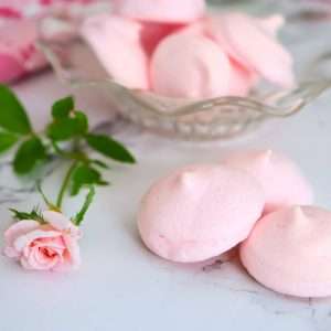 Read more about the article Egg Free Rose Meringues (Vegan, Gluten Free)