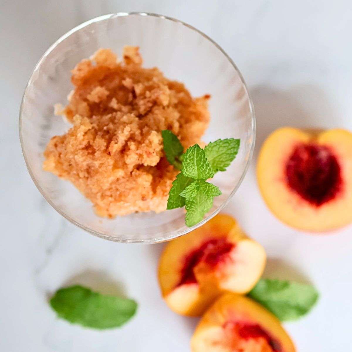 Read more about the article Dairy Free Peach Granita With Just 4 Ingredients (Vegan)